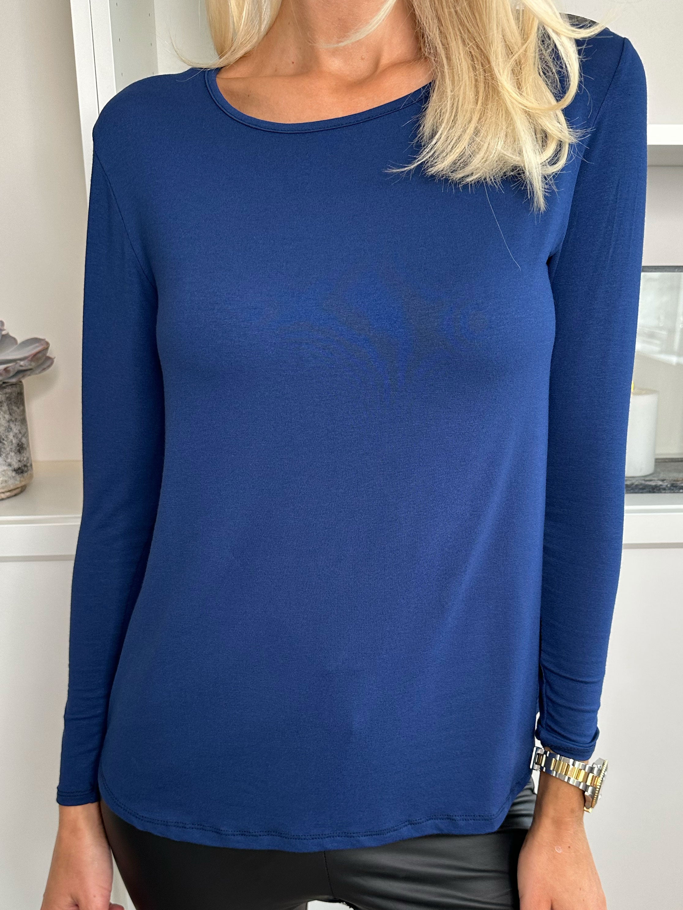 Otine - Langærmet basisbluse